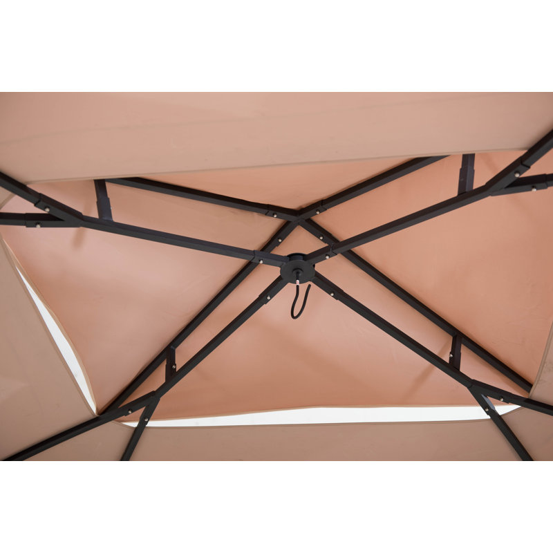 Sunjoy Meijer 10 Ft. W x 12 Ft. D Steel Patio Gazebo & Reviews Wayfair